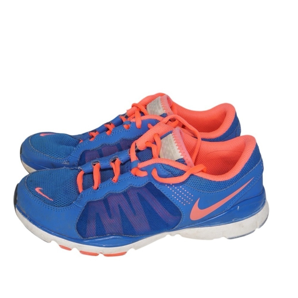 Nike Women's Flex Trainer 2 Blue and Orange 511332-400 Sneakers, Size 7.5